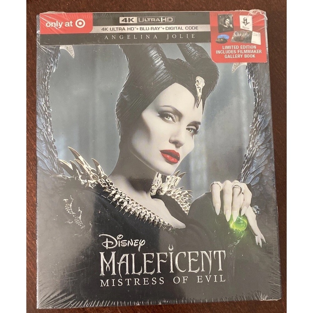 Disney Maleficent Mistress of Evil 4K UHD Blu-ray Target Exclusive Gallery Book